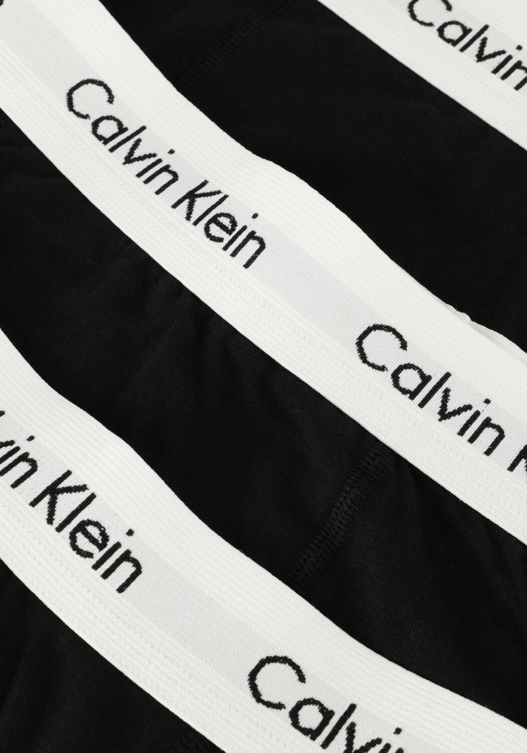 CALVIN KLEIN UNDERWEAR 3-PACK TRUNKS Boxer en noir - large