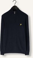 Donkerblauwe LYLE & SCOTT Trui LAMBSWOOL BLEND QUARTER ZIP JUMPER Donkerblauwe LYLE & SCOTT Trui LAMBSWOOL BLEND QUARTER ZIP JUMPER - medium