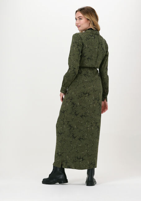 ANOTHER LABEL Robe maxi CHANIWA DRESS L/S en vert - large