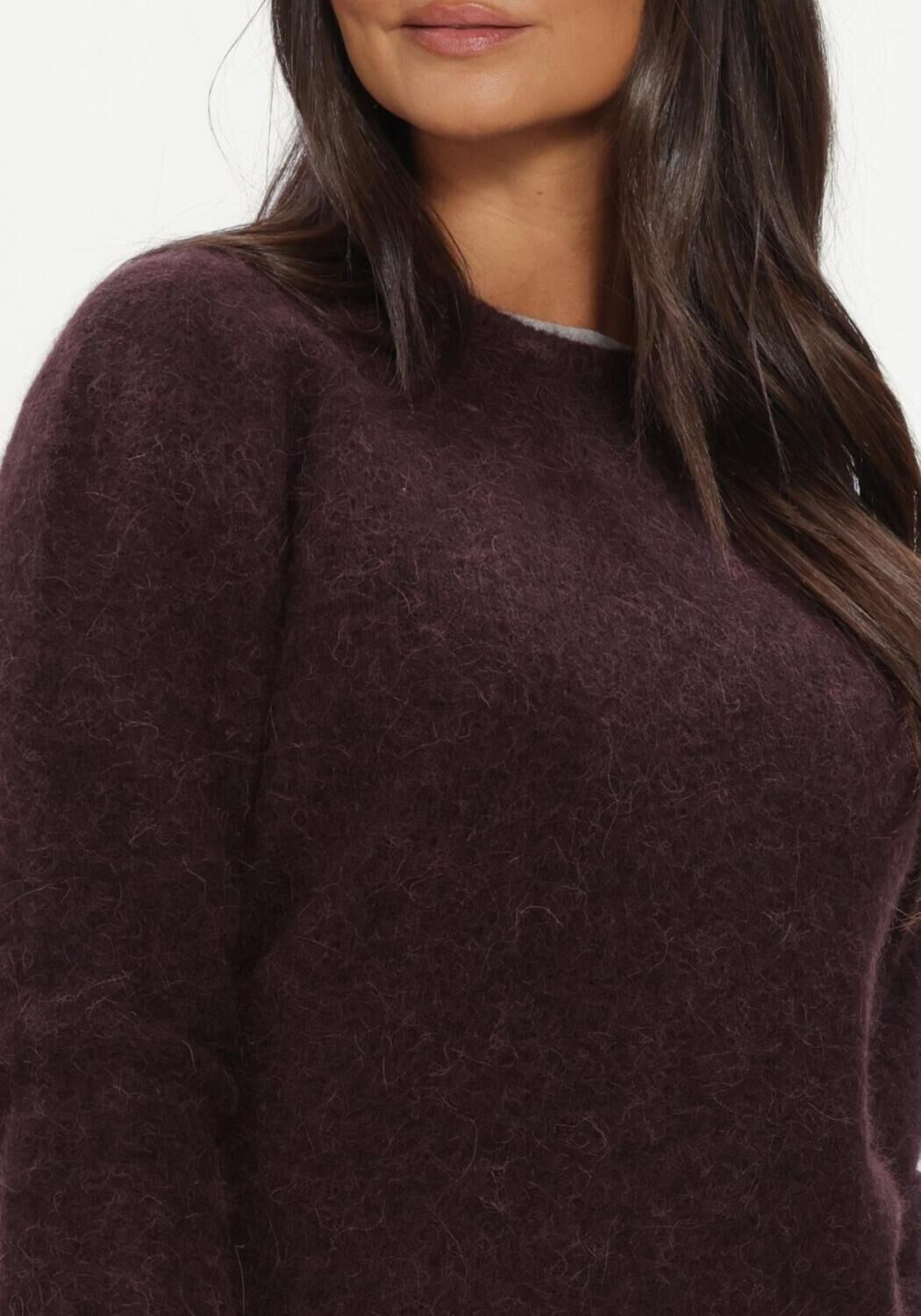 BOII STUDIOS Pull TILDE Bordeaux - large