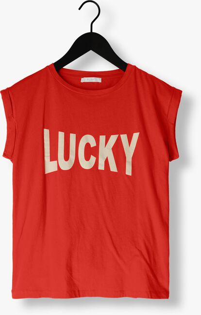 BY-BAR T-shirt THELMA LUCKY en rouge - large