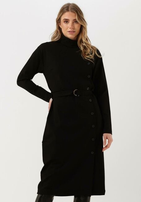 SIMPLE Robe midi EEF JER-RAYON-22-3 en noir - large