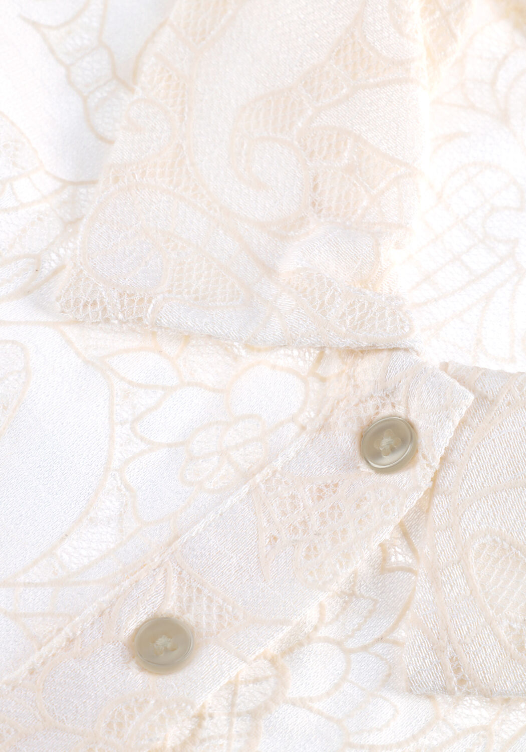 OBJECT Haut OBJBIANCA S/S LO POLO TOP Cr&egrave;me - large