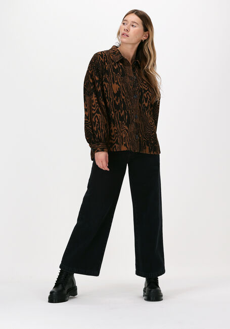 Bruine MODSTRÖM  MATEO PRINT SHIRT - large