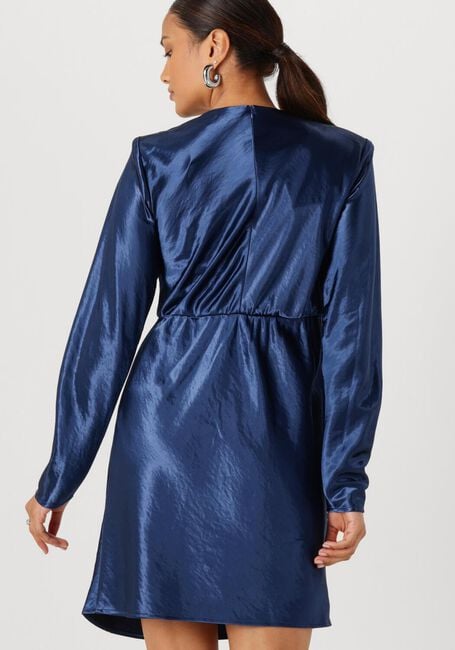 Donkerblauwe Y.A.S. Mini jurk YASGISELA LS DRESS - large
