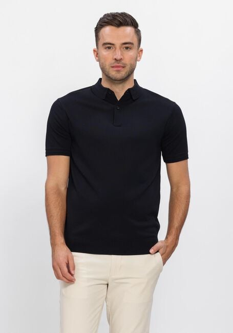 GENTI Polo POLO 2 BUTTON SS 1260 Bleu fonc&eacute; - large
