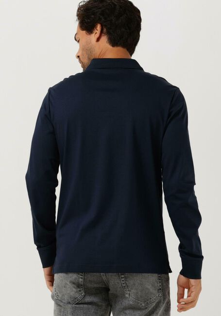 CALVIN KLEIN Polo SMOOTH COTTON SLIM LS POLO Bleu foncé - large