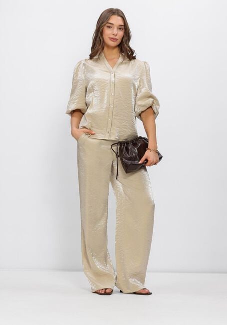 NUKUS Pantalon large LINSEY PANTS en beige - large