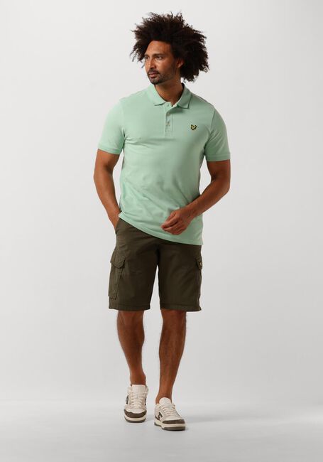 Groene LYLE & SCOTT Polo PLAIN POLO SHIRT - large