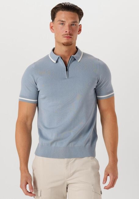 SAINT STEVE Polo SIEM en bleu - large