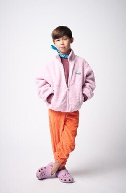 AMERICAN VINTAGE Manteau Teddy HOKTOWN en rose - large