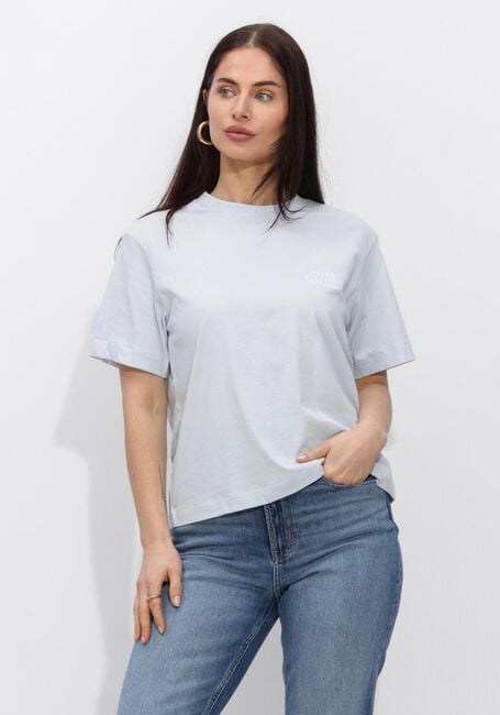 CALVIN KLEIN T-shirt SS BOXY GRAPHIC T-SHIRT Bleu clair - large