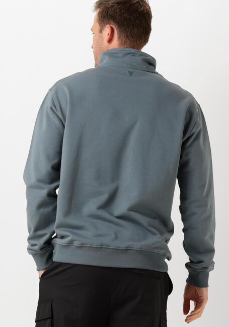PURE PATH Pull LOOSE FIT SWEATERS HALFZIP319 en bleu - large
