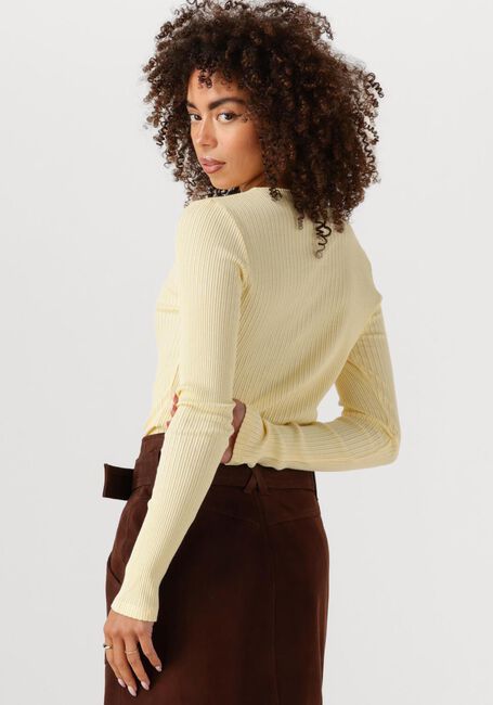 ENVII Pull ENVOLVI LS LONG CARDIGAN 7275 en jaune - large