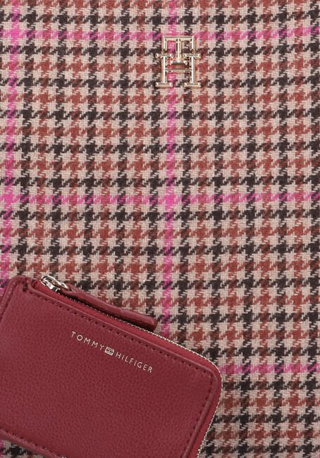 Roze TOMMY HILFIGER Handtas TOMMY LIFE SATCHEL CHECK Roze TOMMY HILFIGER Handtas TOMMY LIFE SATCHEL CHECK - large