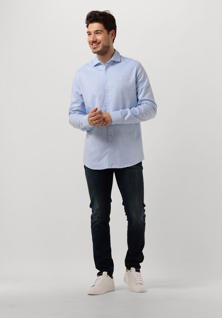 VANGUARD Chemise classique LONG SLEEVE SHIRT POWER STRETCH DOBBY 2 TONE en bleu - large