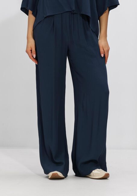 BY-BAR Pantalon large BENJI VISCOSE PANT en bleu - large