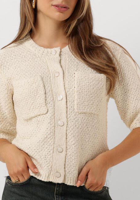 MY ESSENTIAL WARDROBE Gilet CARRYMW KNIT CARDIGAN en blanc - large