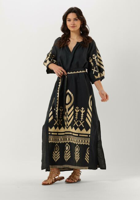 GREEK ARCHAIC KORI Robe maxi 230539 en noir - large