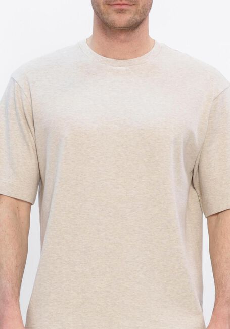 Beige PROFUOMO T-shirt T-SHIRT CREW NECK HEAVY COTTON - large