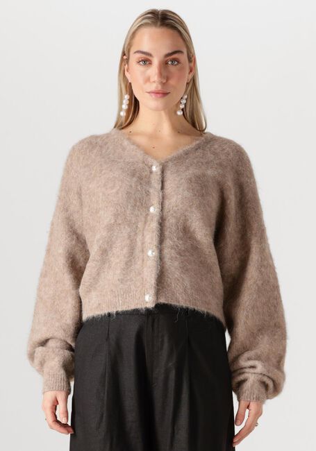 GESTUZ Gilet SANAGZ CARDIGAN en beige - large