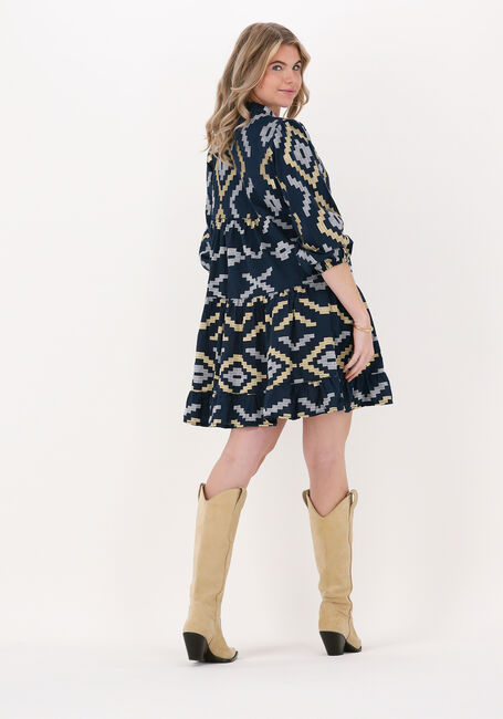 GREEK ARCHAIC KORI Mini robe SHORT DRESS Bleu foncé - large