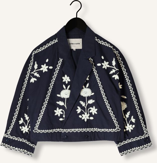 Donkerblauwe ANTIK BATIK Jack WINNA BOMBER Donkerblauwe ANTIK BATIK Jack WINNA BOMBER - large