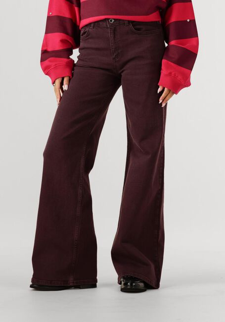 Bordeaux FABIENNE CHAPOT Flared jeans THEA WIDE LEG JEANS - large