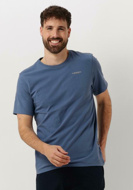G-STAR RAW T-shirt SLIM BASE R T S/S en bleu - large