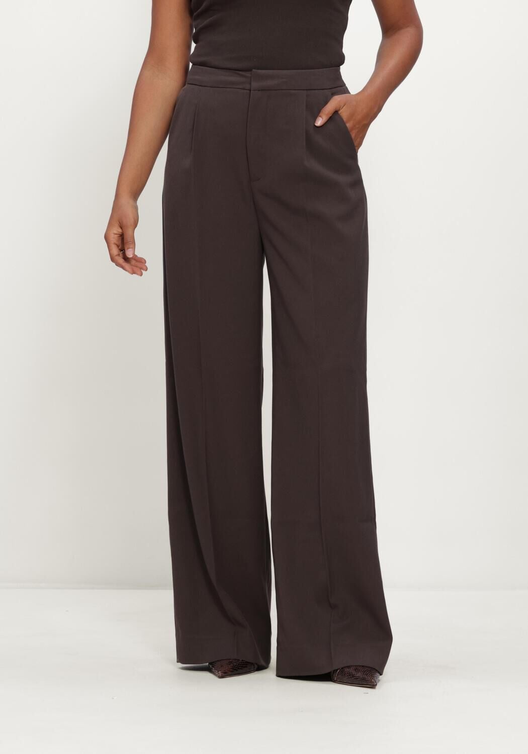 Bruine COPENHAGEN MUSE Pantalon CMTAILOR-PANTS - large
