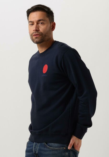 EDWIN Chandail JAPANESE SUN SWEAT Bleu foncé - large