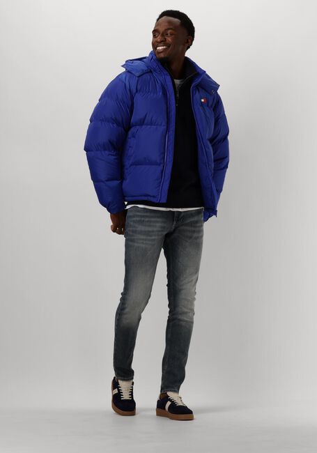 Donkerblauwe TOMMY HILFIGER Trui ESSENTIAL FLEECE 1/4 ZIP Donkerblauwe TOMMY HILFIGER Trui ESSENTIAL FLEECE 1/4 ZIP - large