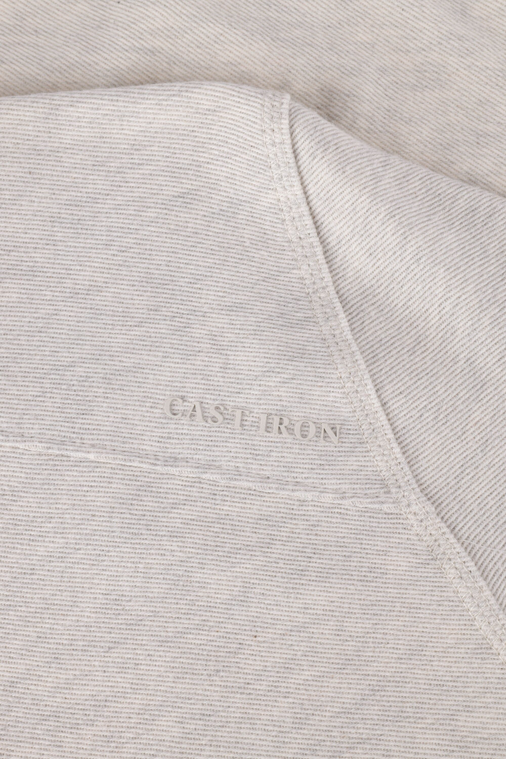 CAST IRON Polo SHORT SLEEVE POLO REGULAR COTTON TWILL en beige - large