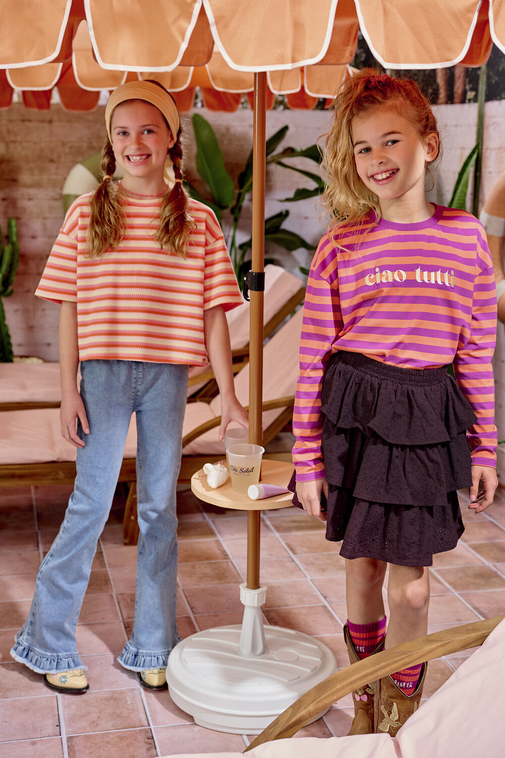 Blauwe Z8 Flared jeans NURIA - large