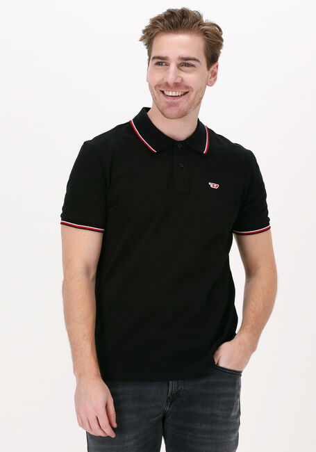 DIESEL Polo T-SMITH-D en noir - large