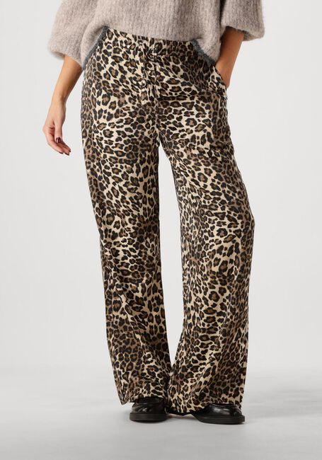 MODSTRÖM Pantalon TIPSYMD PRINT PANTS en marron - large