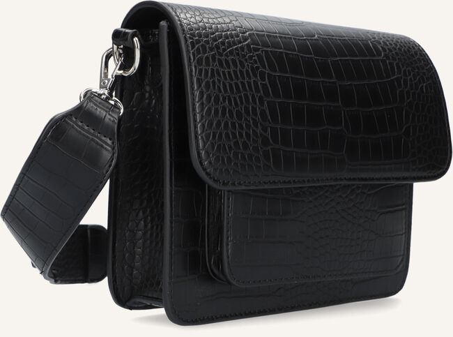 Zwarte HVISK Schoudertas CAYMAN POCKET CROCO Zwarte HVISK Schoudertas CAYMAN POCKET CROCO - large