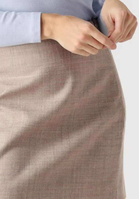 VANILIA Mini-jupe WOOL MINI SKIRT en taupe - large