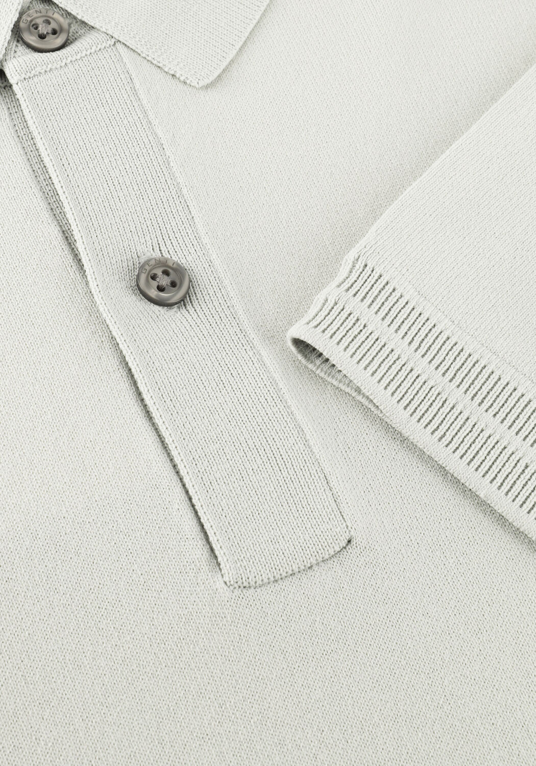GENTI Polo POLO 2 BUTTON SS 1260 Gris clair - large