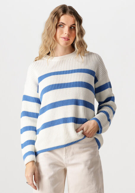 SELECTED FEMME Pull SLFBLOOMIE LS KNIT O-NECK B en blanc - large