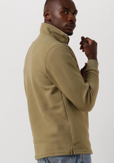 FORÉT Pull MOTION HALF ZIP en vert - large