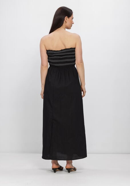 OBJECT Robe midi OBJELLY HOPE S/L RE SMOCK MIDI DRESS en noir - large