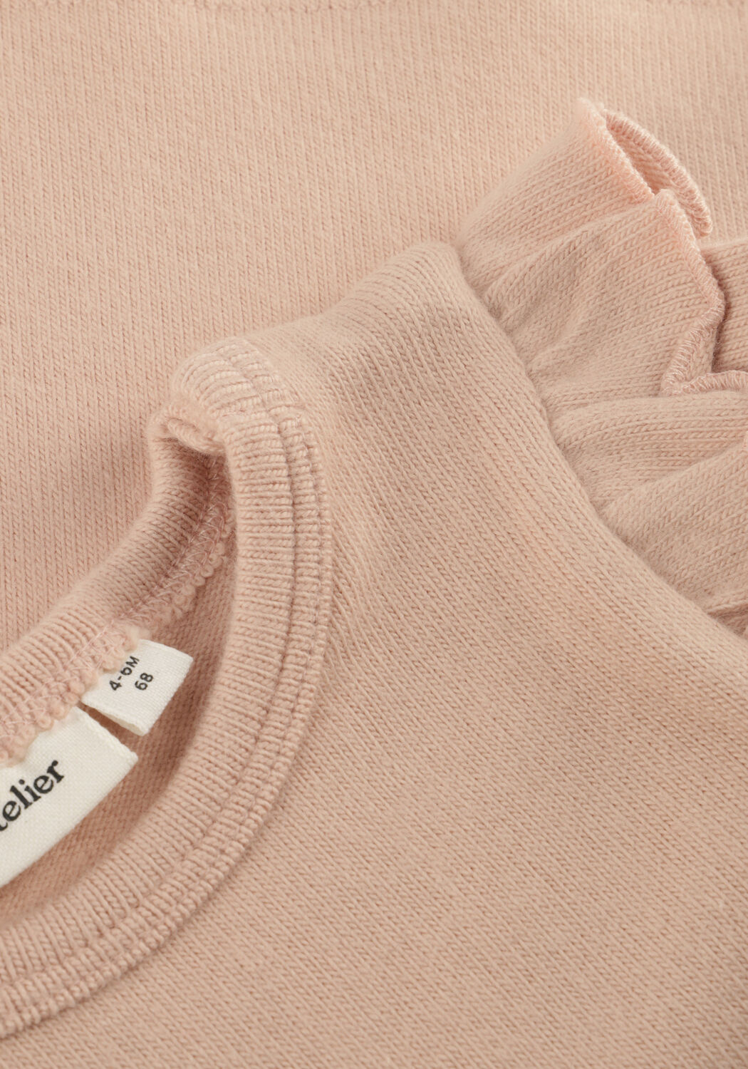 LIL' ATELIER Haut NBFTHORA HYK LS SLIM TOP LIL Rose clair - large