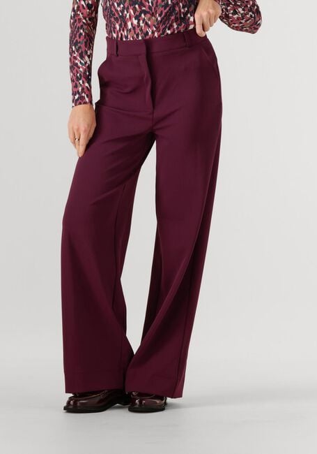 Bordeaux STUDIO ANNELOES Wijde broek Luz twill trousers - large