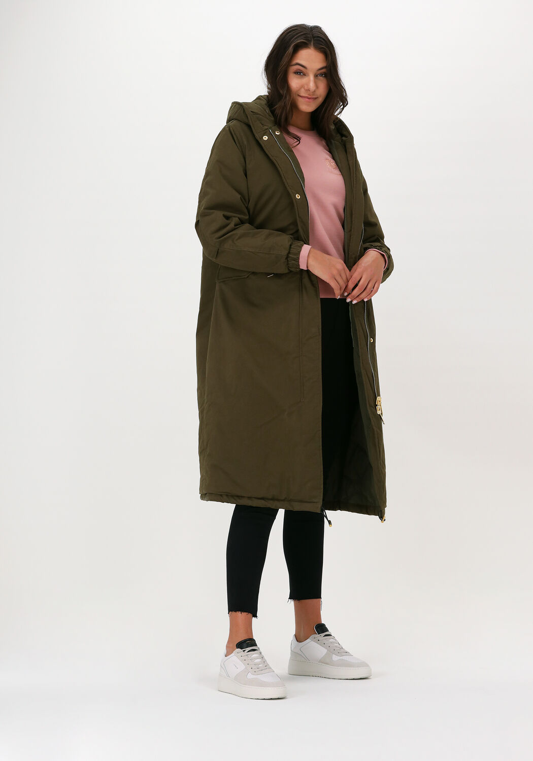 SCOTCH SODA REVERSIBLE HOODED PARKA WITH R en vert Omoda