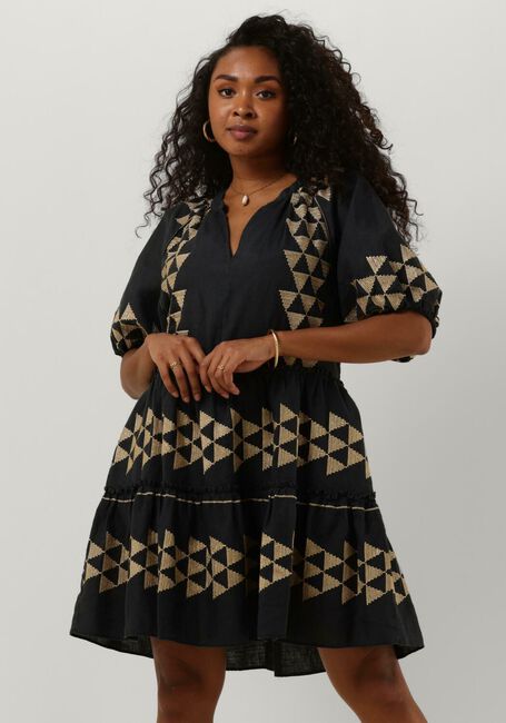 Zwarte GREEK ARCHAIC KORI Mini jurk 230343 - large