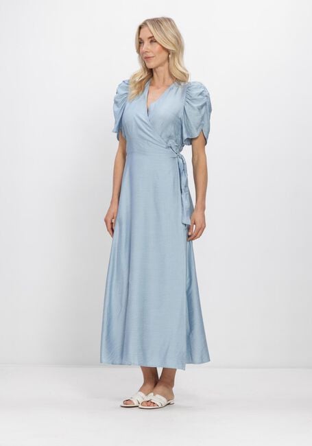 CO'COUTURE Robe maxi HERACC SS WRAP DRESS Bleu clair - large