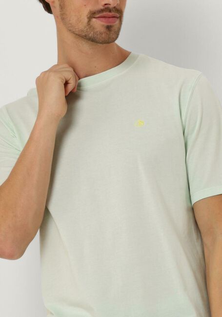 SCOTCH & SODA T-shirt GARMENT DYE LOGO CREW T-SHIRT en vert - large
