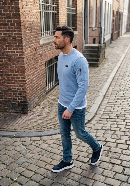 PME LEGEND Chandail CREWNECK AIRSTRIP SWEAT en bleu - large