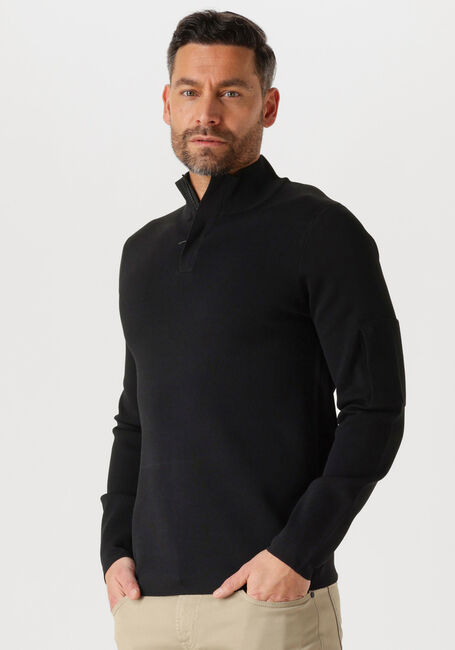 GENTI Pull TURTLE ZIP en noir - large
